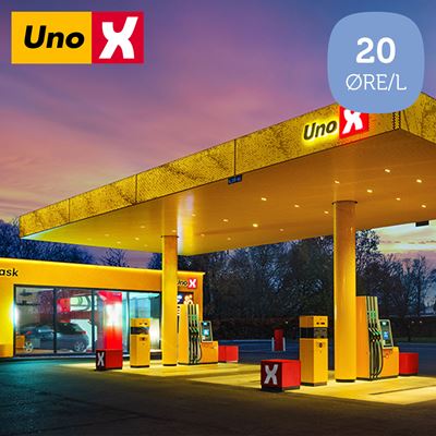 Uno-X Automat | 20 ØRE/L