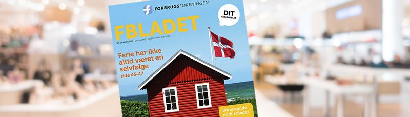 Forbrugsforenings medlemsblad F-bladet i kontorlandskab
