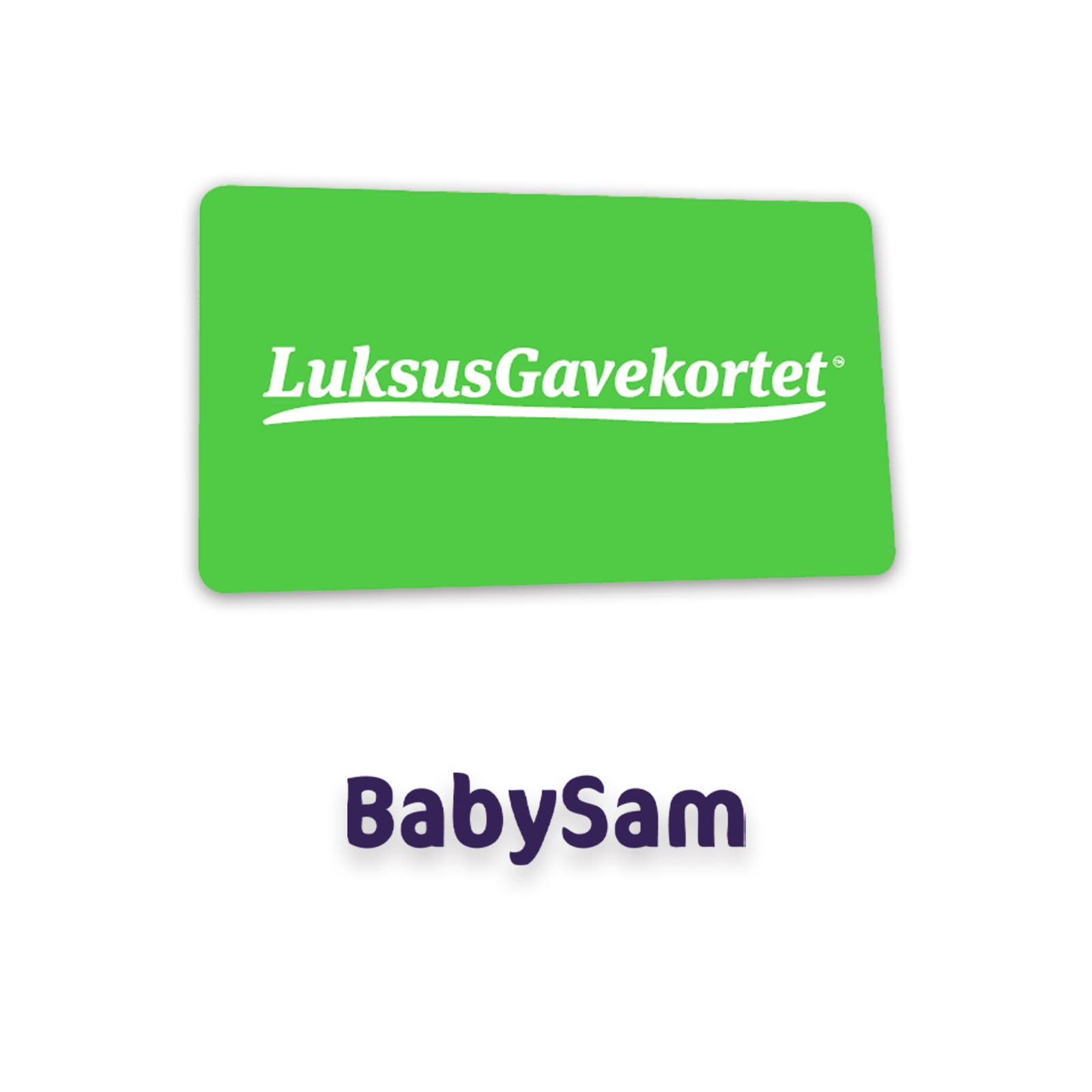 Babysam Gavekort baggrunds billede