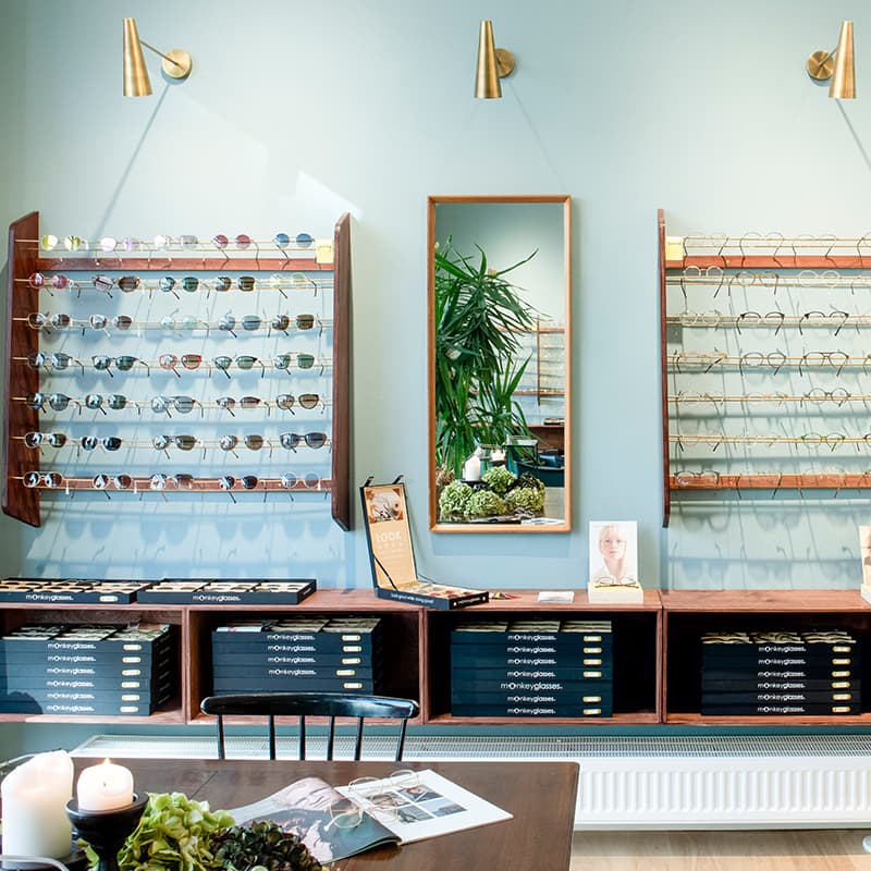 Monkeyglasses baggrunds billede