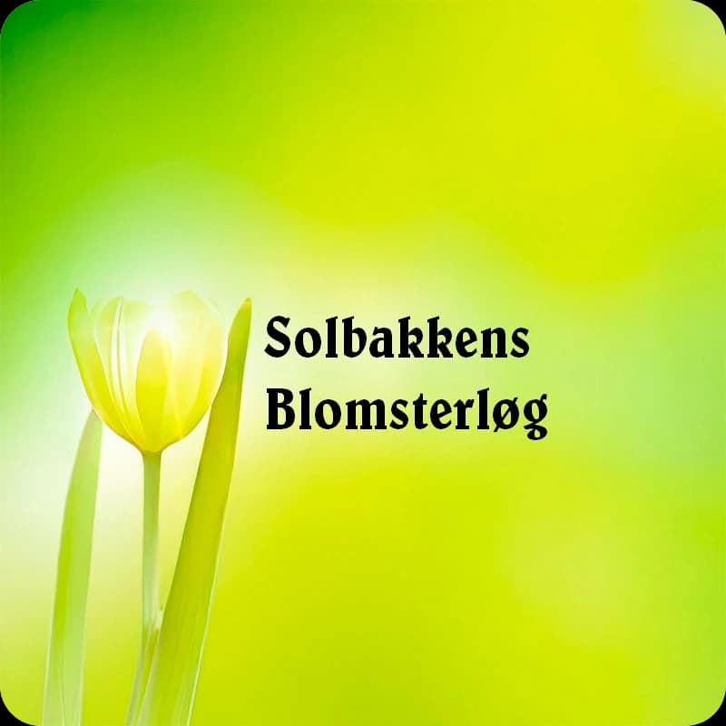 Solbakkens Blomsterløg-logo