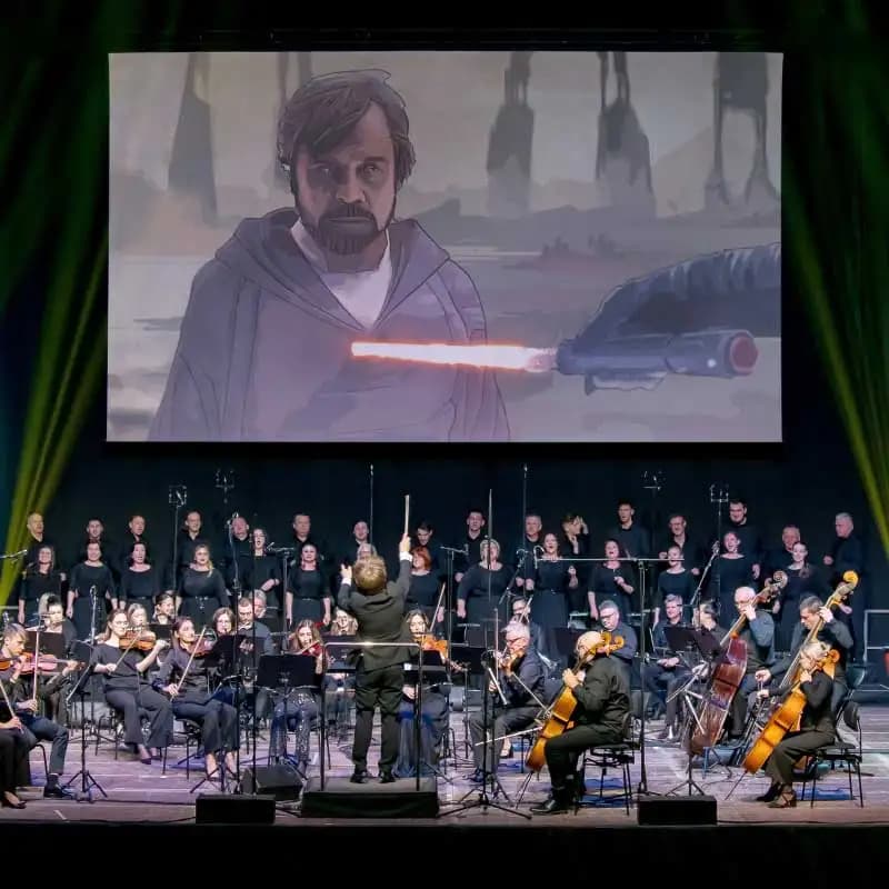 StarWars Koncert baggrunds billede
