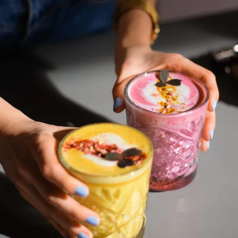 Yum Yoga & Café baggrunds billede