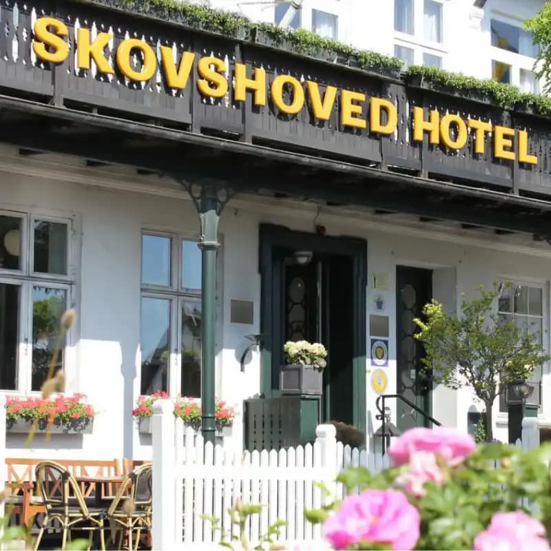 Skovshoved Hotel - Charlottenlund baggrunds billede