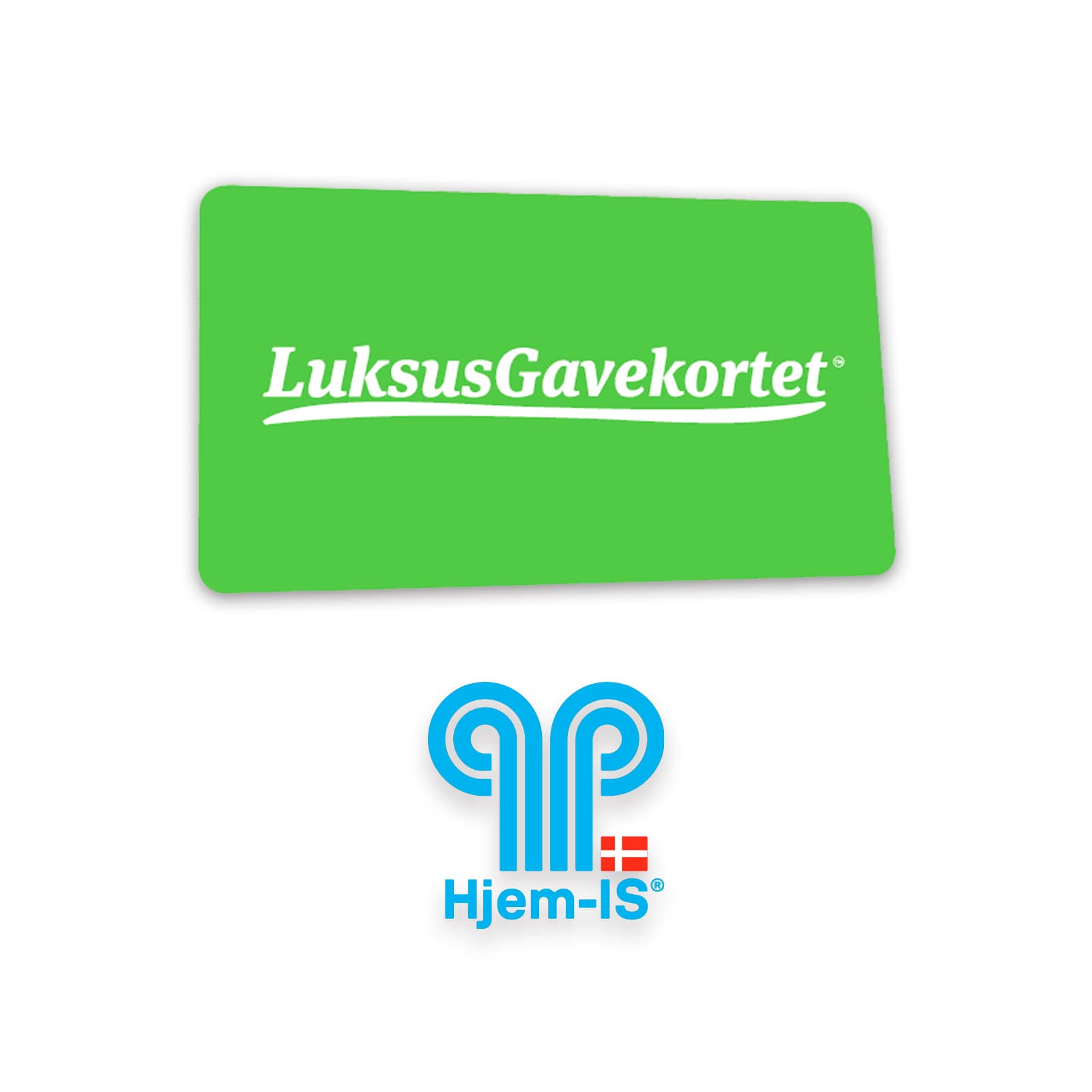 Hjem-is Gavekort baggrunds billede