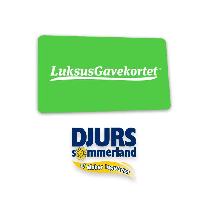 Djurs Sommerland Gavekort baggrunds billede