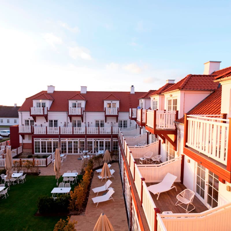 Strandhotellet - Blokhus baggrunds billede