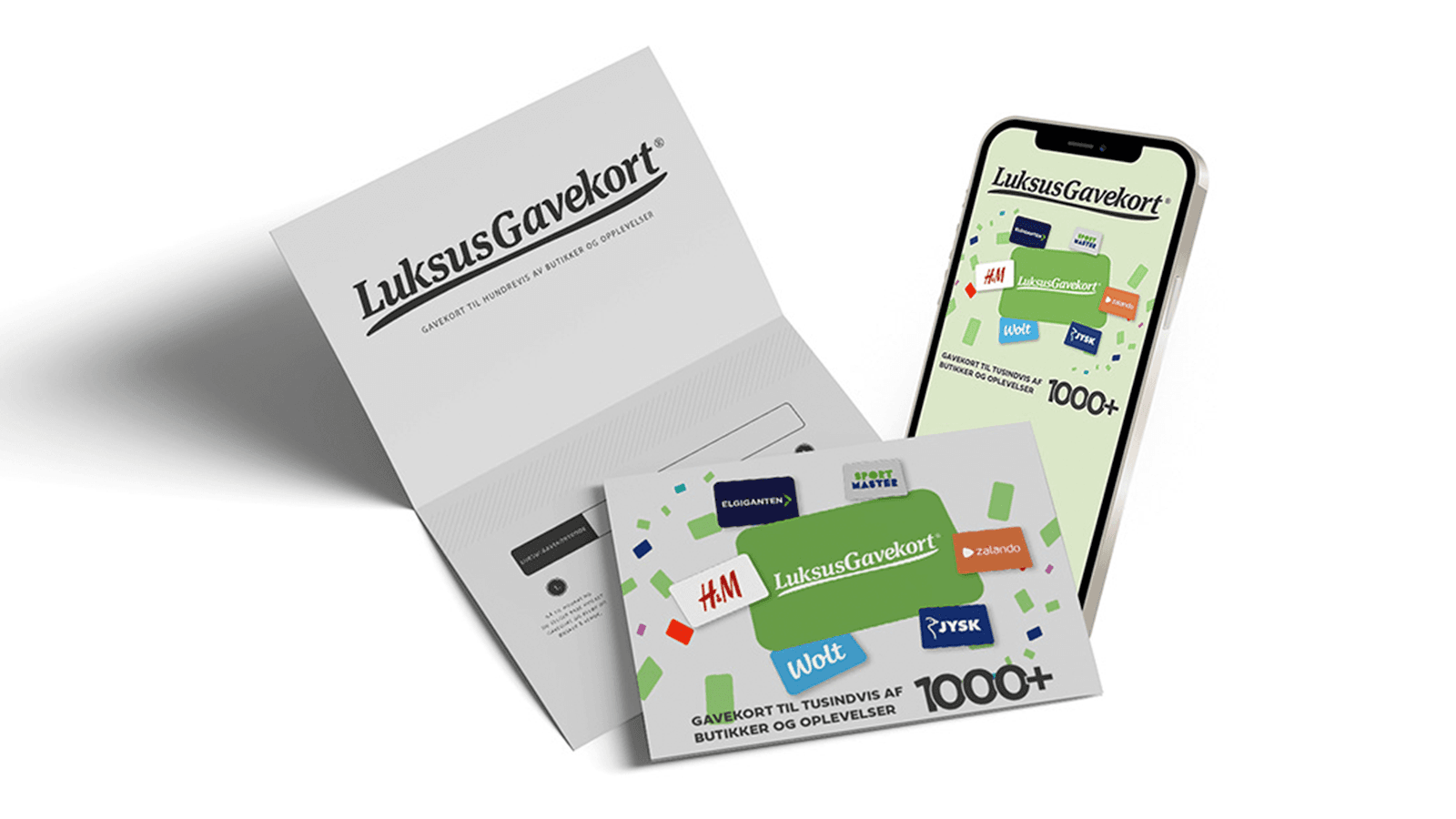 Send En Tanke luksus-gavekort baggrunds billede