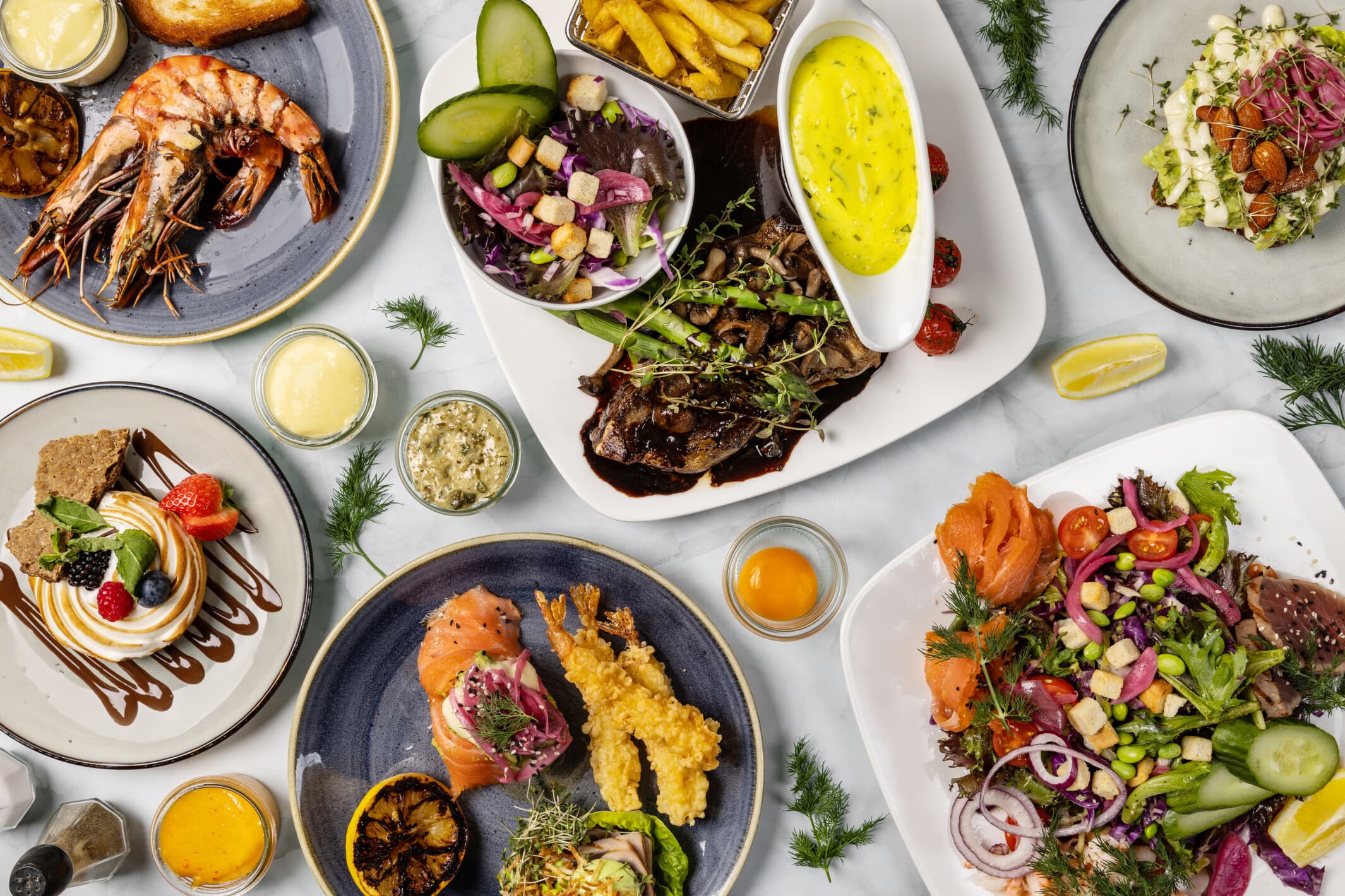 Restaurant Hellerup Sejlklub baggrunds billede