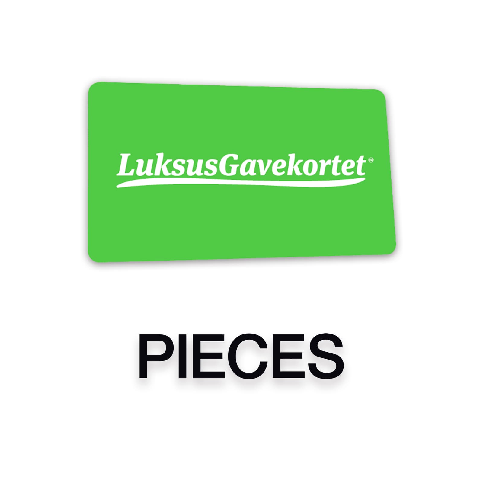 PIECES Gavekort baggrunds billede