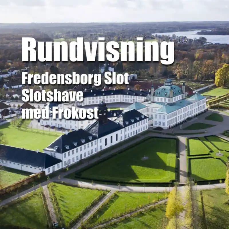 Fredensborg Slot og Slotshave rundvisning baggrunds billede