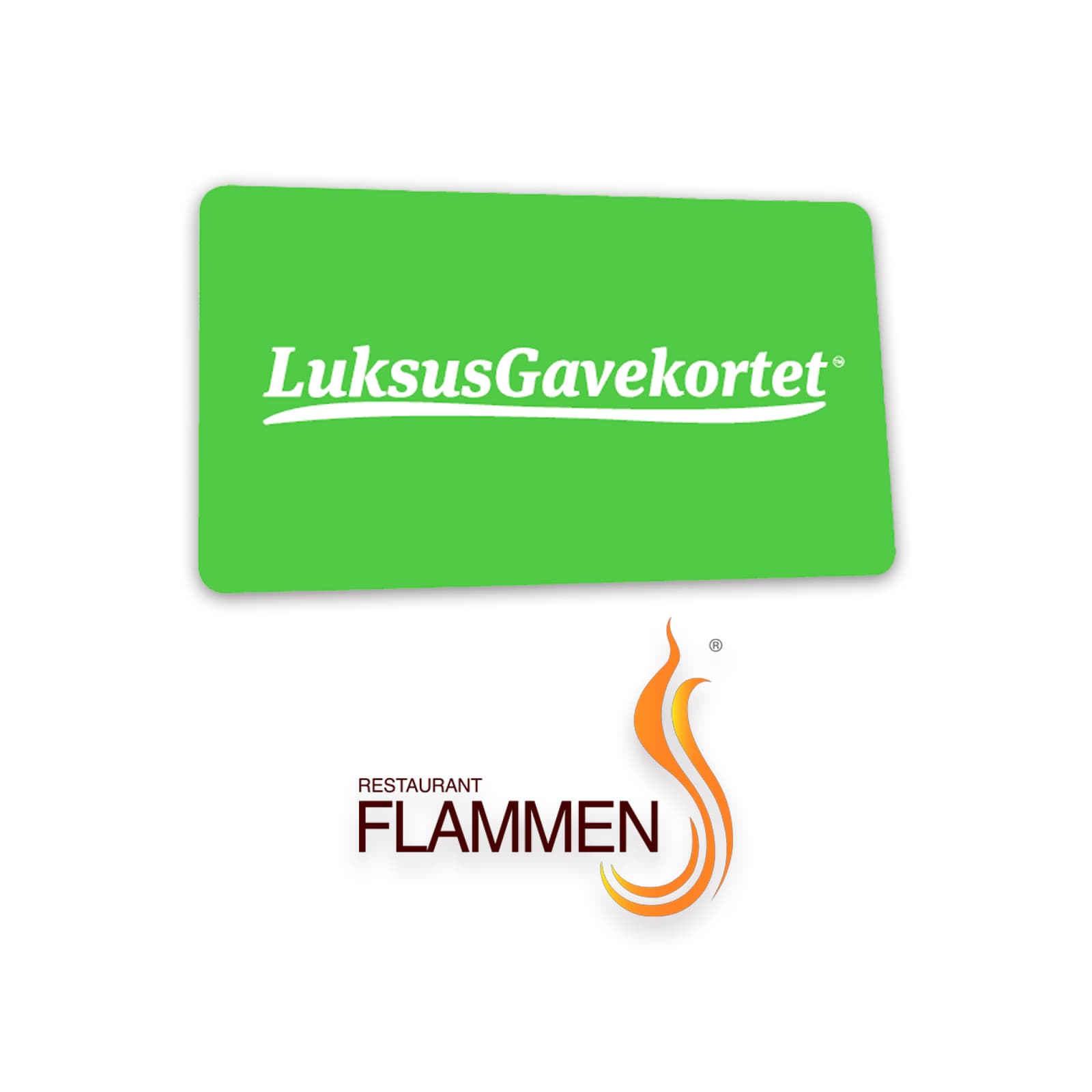 Restaurant Flammen Gavekort baggrunds billede